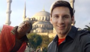 Lionel Messi et Kobe Bryant dans un battle de selfies pour une publicité