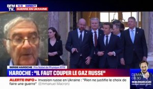Serge Haroche défend la coupure du gaz russe appelle à la "solidarité" des Français les plus aisés