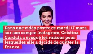 L'animatrice télé Cristina Cordula a quitté la France et s'en explique dans un long message posté sur Instagram !