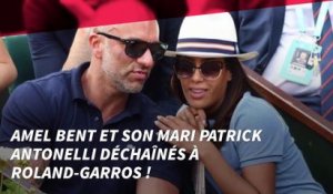 Amel Bent et son mari Patrick Antonelli déchaînés à Roland-Garros !