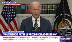 Joe Biden: "Toutes nos sanctions sont en train d'etouffer l'économie russe"