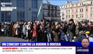 Un concert à Odessa contre la guerre en Ukraine
