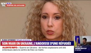 Réfugiée en France, l'angoisse d'une Ukrainienne pour son mari médecin resté au front