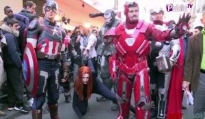 Vidéo : Robert Downey Jr. et sa clique de super-héros font le show à Paris !