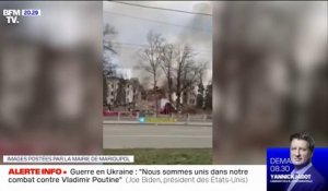 Marioupol: une frappe russe touche un théâtre abritant "des centaines" de civils, selon la mairie de la ville
