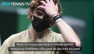 Guerre en Ukraine - Rublev : "Laisser la politique en dehors du sport"