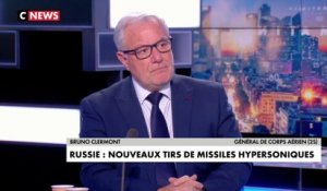 Missiles hypersoniques : «On a une forte présomption sur le fait qu'ils ont été utilisés» par la Russie, avance le général Bruno Clermont