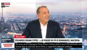 EXCLU - Eduardo Rihan Cypel quitte le Parti Socialiste pour rejoindre Emmanuel Macron et il s'explique dans "Morandini Live"
