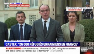 Jean Castex: "2433 enfants ukrainiens sont, d'ores et déjà, accueillis dans les écoles, les collèges et les lycées du pays"