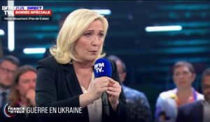Marine Le Pen sur la guerre en Ukraine: "Joe Biden n'est pas engagé dans la résolution de ce conflit, Emmanuel Macron, lui, l'est"