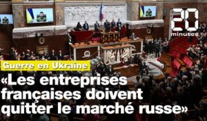 Guerre en Ukraine : Zelensky accuse des entreprises françaises d'être «des sponsors de la machine de guerre russe»