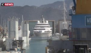 Yacht amarré en Italie : propriété de Vladimir Poutine ?