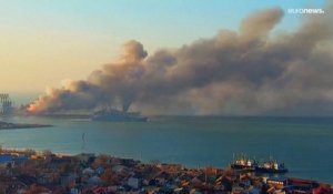 Guerre en Ukraine : Kyiv annonce avoir détruit un navire russe près de Marioupol