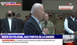 Joe Biden: "On est le seul pays au monde qui incarne un idéal"