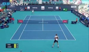 Miami - Zverev moins facile que prévu