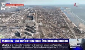 Guerre en Ukraine: Emmanuel Macron veut faire évacuer la ville de Marioupol, détruite à 90%