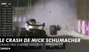 Les images du crash de Mick Schumacher, le pilote va bien - Grand Prix d'Arabie Saoudite - Formule 1