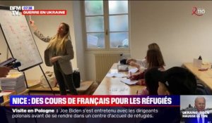 À Nice, des réfugiés ukrainiens sont accompagnés pour apprendre le Français