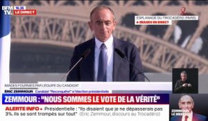 Éric Zemmour: "Je suis le seul candidat qui a le souci de la fin du mois et celui de la fin de la France"