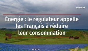 Energie : le régulateur appelle les Français à réduire leur consommation