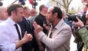 Emmanuel Macron interpellé par un homme lors de son déplacement à Dijon sur le pouvoir d'achat: "Il ne me reste rien pour vivre. Mettez-vous à la place d'une famille française !" - VIDEO