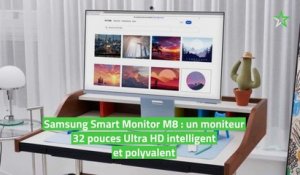 Samsung Smart Monitor M8 : un moniteur 32 pouces Ultra HD intelligent et polyvalent