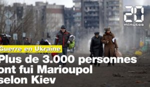 Guerre en Ukraine: Plus de 3.000 personnes ont été évacuées de Marioupol, selon Kiev