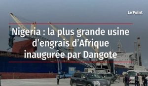 Nigeria : la plus grande usine d'engrais d'Afrique inaugurée par Dangote