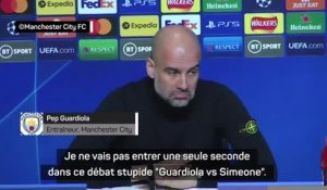 Quarts - Guardiola craque en conférence de presse : "J'aime inventer des tactiques stupides en C1"