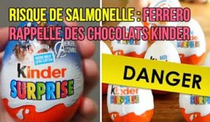 Risque de salmonelle : Ferrero rappelle des chocolats Kinder