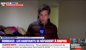 Guerre en Ukraine: les habitants du Donbass se réfugient à Dnipro