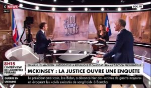 Ouverture d'une enquête sur McKinsey - Emmanuel Macron estime que "c'est une bonne chose" et précise que cela ne concerne pas "l'usage des cabinets de conseils par le gouvernement"