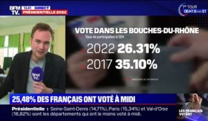 Présidentielle: la participation au premier tour s'élève à 26,31% dans les Bouches-du-Rhône à 12h