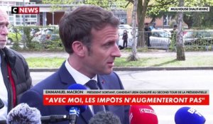 Emmanuel Macron : «Avec moi les impôts n’augmenteront pas»