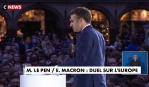 L'Europe au cœur du duel entre Emmanuel Macron et Marine Le Pen