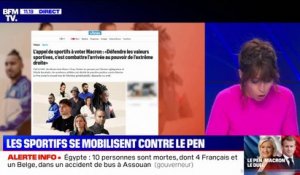 Présidentielle 2022: des sportifs signent une tribune pour faire barrage à Marine Le Pen