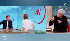 Emmanuel Macron accuse Marine Le Pen de "dérive autoritaire" à l'égard de la presse et des institutions, cette dernière fustigeant en retour sa "fébrilité" - VIDEO