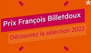 Prix François Billetdoux, la sélection 2022