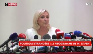 Marine Le Pen : «je sortirai du commandement intégré de l'Otan»