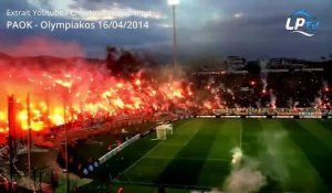 Voici la très chaude ambiance qui attend l'OM dans le stade Toumba du PAOK !