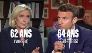 Que proposent Emmanuel Macron et Marine Le Pen pour les retraites ?