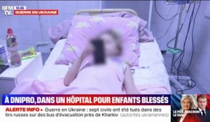Ukraine: à Dnipro, des enfants hospitalisés pour des blessures de guerre
