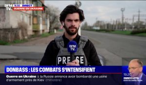 Guerre en Ukraine: dans le Donbass, les bombardements s'intensifient