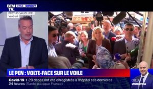 Voile: le volte-face de Marine Le Pen