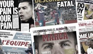 Le monde du foot au chevet de Cristiano Ronaldo, la nouvelle déroute du Barça fait grand bruit