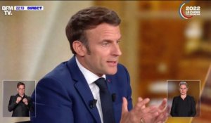 Emmanuel Macron: "J'assume un investissement massif sur le sujet de la santé"