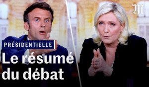 Présidentielle 2022 : le débat entre Emmanuel Macron et Marine Le Pen résumé en 5 minutes
