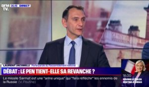 Débat: pour Laurent Jacobelli, porte-parole du RN, Emmanuel Macron a été "condescendant et arrogant"