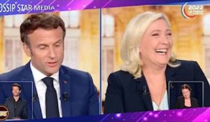 “On vieillit !” : Marine Le Pen moqueuse, Emmanuel Macron flatteur… échange complice surprise en ple