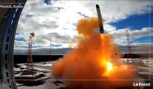 Russie : le premier tir d'essai du missile Sarmat